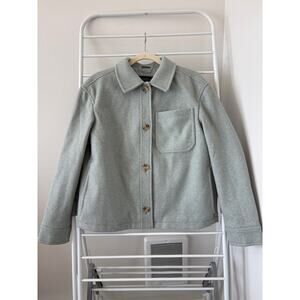 Levi’s Sage Green Lined Shirt Jacket Utility Coat Size M